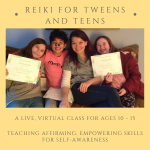 'Reiki for Teens and Tweens' Gift Certificate